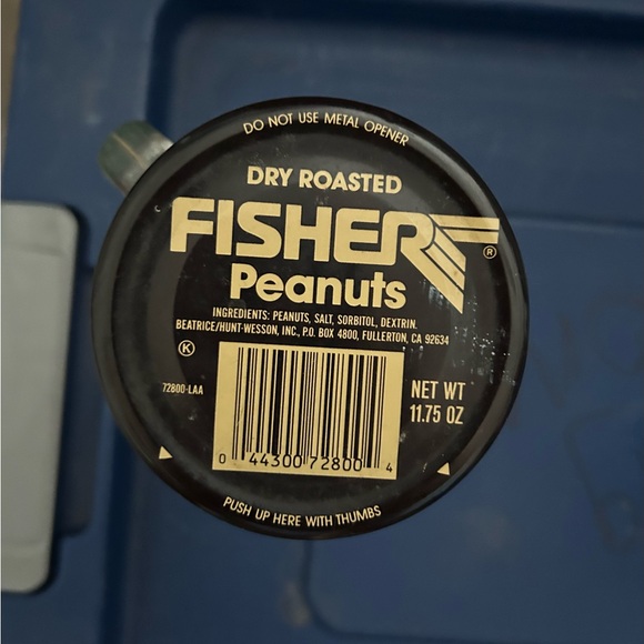 Redskins Fisher Peanuts Glass/Jar with lid - Picture 4 of 6